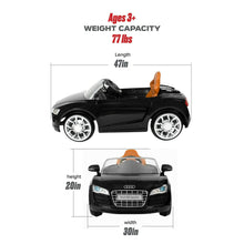 Load image into Gallery viewer, Audi R8 Spyder Ride-On Battery-Powered Vehicle w/ Sound Effects, Ages 3+
