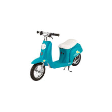Load image into Gallery viewer, Razor Pocket Mod Euro-Style Battery-Powered Electric Scooter, Ages 13+ Turquoise
