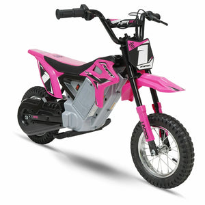 Kid's HPR 350 24V Electric-Powered Dirt Bike, 14 MPH Top Speed, Ages 13+, Pink