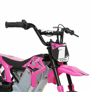 Kid's HPR 350 24V Electric-Powered Dirt Bike, 14 MPH Top Speed, Ages 13+, Pink