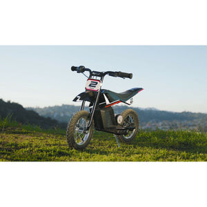 Kid's Razor Dirt Rocket MX125 Electric-Powered Dirt Bike, Ages 7+, Black