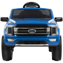 Load image into Gallery viewer, Ford F-150 Ride-On Truck Battery-Powered Vehicle w/ Sound Effects, Blue, Ages 3+
