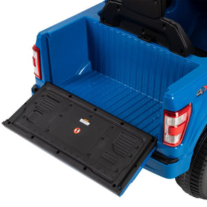 Ford F-150 Ride-On Truck Battery-Powered Vehicle w/ Sound Effects, Blue, Ages 3+