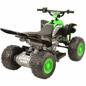 Yamaha Raptor ATV Battery-Powered Ride-On Vehicle w/Working Head Lights, Ages 3+