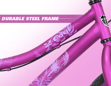 Load image into Gallery viewer, 20&quot; Girl&#39;s 2 Cool BMX Bike w/ Front Pegs, Satin Purple Graphics, Ages 8-12
