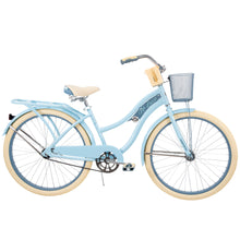 Load image into Gallery viewer, Women&#39;s Classic Cruiser Bike 26&quot; Perfect Fit Steel Frame Comfort Ride, Sky Blue

