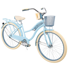 Load image into Gallery viewer, Women&#39;s Classic Cruiser Bike 26&quot; Perfect Fit Steel Frame Comfort Ride, Sky Blue
