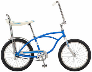 Kid's Classic Sting-Ray Bicycle with 20" Wheels, Single Speed Bike, Blue, Ages 6+