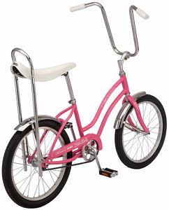 Kid's Classic Sting-Ray Bicycle with 20" Wheels, Single Speed Bike, Pink, Ages 6+